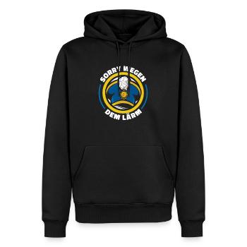 Fanfahrenzug Spielmannszug Cool - Männer Premium Bio Hoodie - Schwarz - Vorne - Nico (187cm)
