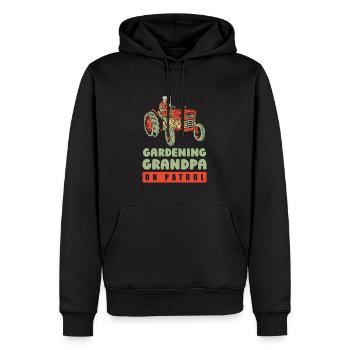 Hobbygärtner Garten Großvater Garten Opa - Männer Premium Bio Hoodie - Schwarz - Vorne - Nico (187cm)