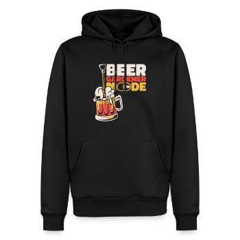 Hobbygärtner Garten Modus An Garten Bier - Männer Premium Bio Hoodie - Schwarz - Vorne - Nico (187cm)