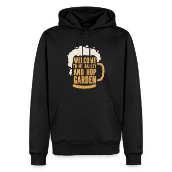 Hobby Gardener Garden Funny Garden Bière - Sweat à capuche Premium bio Homme - noir - Devant - Nico (187cm)