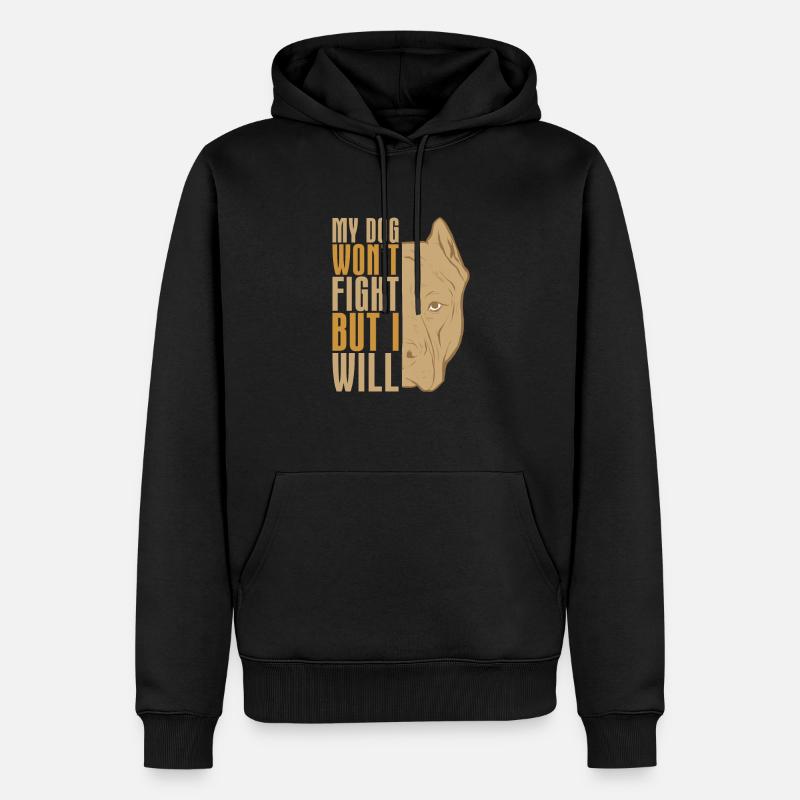 Pitbull Pitbull Interdiction - Sweat à capuche Premium bio Homme - noir