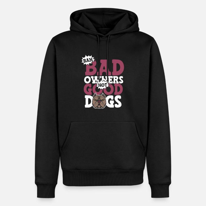 Pitbull Pitbull Interdiction - Sweat à capuche Premium bio Homme - noir