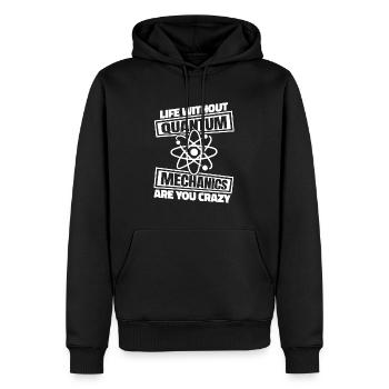 Physics Physicists Quantum Physics - Men’s Premium Organic Hoodie - black - Front - Nico (187cm)