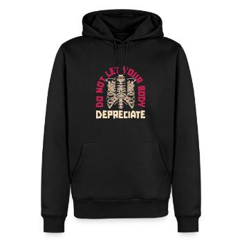 Buchhalter Steuerberater Lustig - Männer Premium Bio Hoodie - Schwarz - Vorne - Nico (187cm)