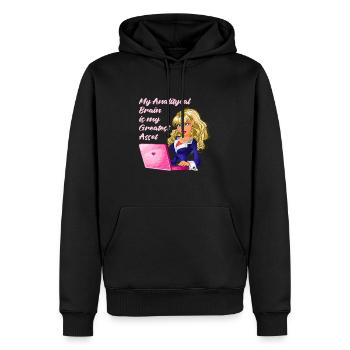 Comptable Conseiller fiscal Witzig - Sweat à capuche Premium bio Homme - noir - Devant - Nico (187cm)
