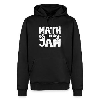 Math Teacher Math Teacher Math Tutor - Men’s Premium Organic Hoodie - black - Front - Nico (187cm)