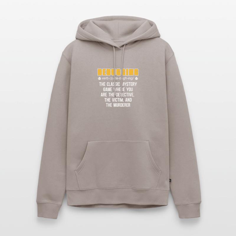 Entwickler Coder Programmierer Lustig Debugging Männer Premium Bio Hoodie