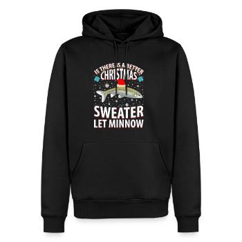 S’il y a un meilleur pull de Noël, laissez Minnow - Sweat à capuche Premium bio Homme - noir - Devant - Nico (187cm)