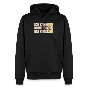 Padel Cool No Puedo Tengo Padel - Männer Premium Bio Hoodie - Schwarz - Vorne - Nico (187cm)