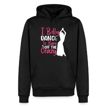 Funny Belly Dancer Belly Dancing Quotes Hop Dancer - Männer Premium Bio Hoodie - Schwarz - Vorne - Nico (187cm)