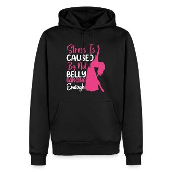 Funny Belly Dancer, Belly Dancing Quotes Dancer - Männer Premium Bio Hoodie - Schwarz - Vorne - Nico (187cm)