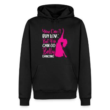 Funny Belly Dancer, Belly Dancing Quotes Dancer - Männer Premium Bio Hoodie - Schwarz - Vorne - Nico (187cm)