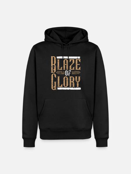 Wood-burning pyrography master carpenter - Men’s Premium Organic Hoodie - black