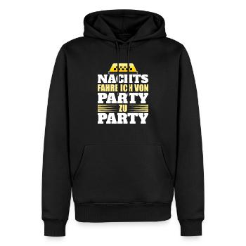 Lustiger Taxifahrer Arbeiter Taxifahrer Zitate - Männer Premium Bio Hoodie - Schwarz - Vorne - Nico (187cm)