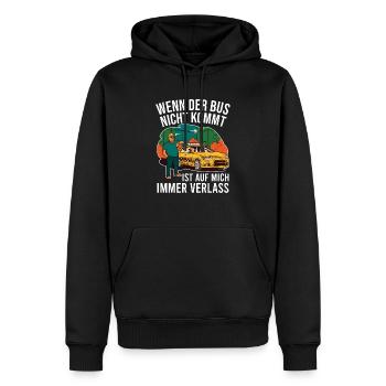 Taxifahrer Pünktlichkeit und Zuverlässigkeit - Männer Premium Bio Hoodie - Schwarz - Vorne - Nico (187cm)