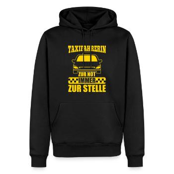Taxifahrer Sauberes und gepflegtes Fahrzeug - Männer Premium Bio Hoodie - Schwarz - Vorne - Nico (187cm)