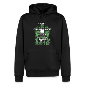 Gaming .6 Geburtstag 6 Jahre Gamer - Männer Premium Bio Hoodie - Schwarz - Vorne - Nico (187cm)