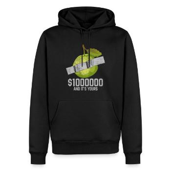 Klebeband Ugli Frucht Obstliebhaber Lustiges Zitat - Männer Premium Bio Hoodie - Schwarz - Vorne - Nico (187cm)