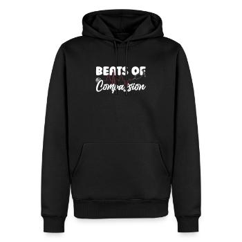 Krankenschwester - Männer Premium Bio Hoodie - Schwarz - Vorne - Nico (187cm)