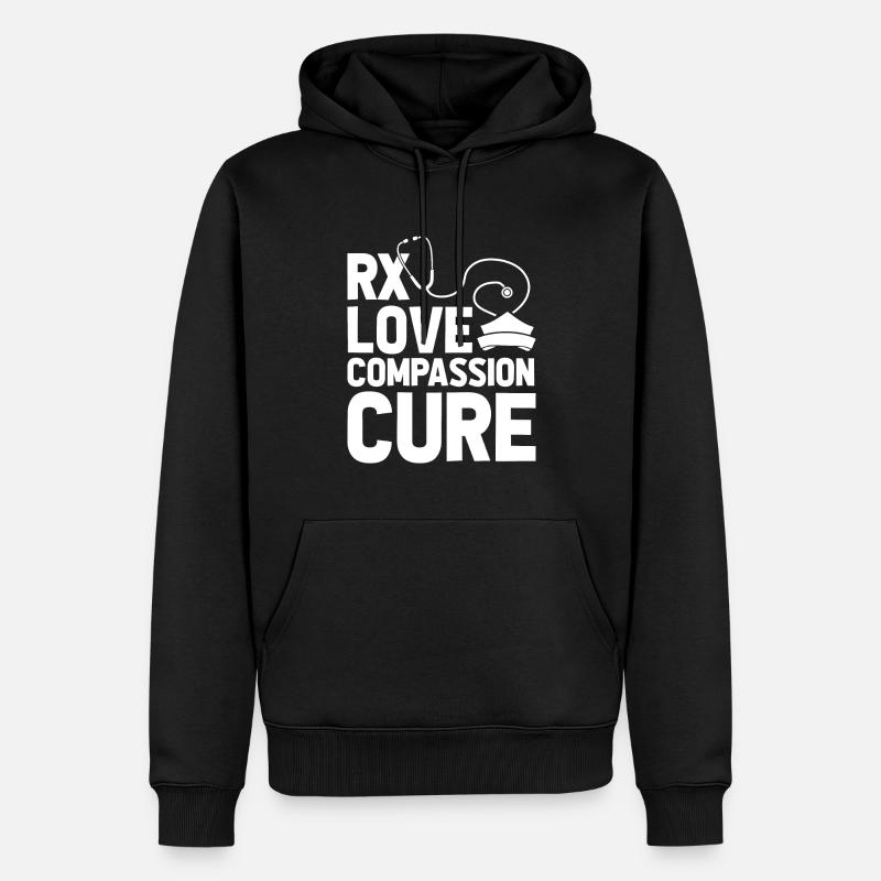 Krankenschwester - Männer Premium Bio Hoodie - Schwarz
