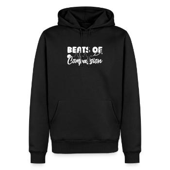 Krankenschwester - Männer Premium Bio Hoodie - Schwarz - Vorne - Nico (187cm)