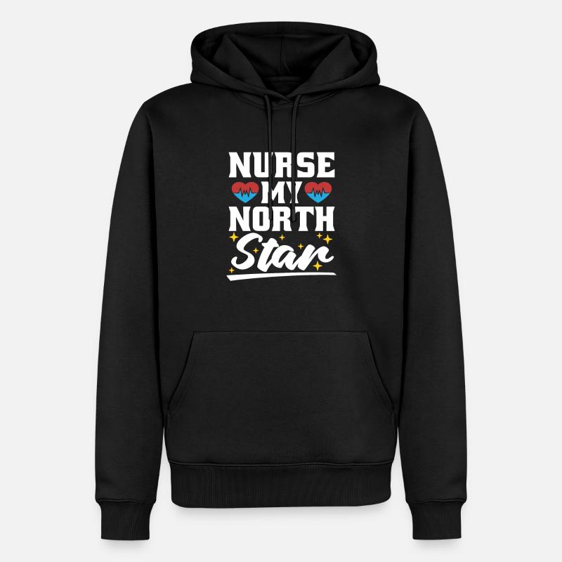 Krankenschwester - Männer Premium Bio Hoodie - Schwarz