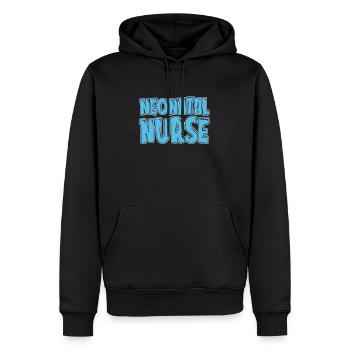 Krankenschwester Baby Neonatal Nurse - Männer Premium Bio Hoodie - Schwarz - Vorne - Nico (187cm)
