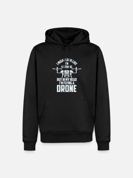 Drone Pilot - Men’s Premium Organic Hoodie - black