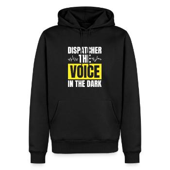 Emergency Call Control Center Operations Center - Men’s Premium Organic Hoodie - black - Front - Nico (187cm)