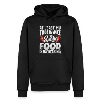 Spicy Chili Chef Foodie Culinary Expert Apparel - Männer Premium Bio Hoodie - Schwarz - Vorne - Nico (187cm)