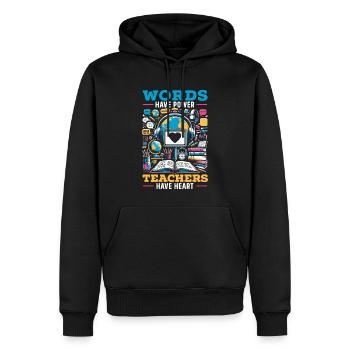 Ell-lehrer, Der Englischlerner Unterrichtet - Männer Premium Bio Hoodie - Schwarz - Vorne - Nico (187cm)
