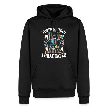 Zahnarzt-abschluss, Zahnmedizinischer - Männer Premium Bio Hoodie - Schwarz - Vorne - Nico (187cm)