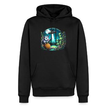 Lustige Opossum-wildtier-tierliebhaber-müllkatze - Männer Premium Bio Hoodie - Schwarz - Vorne - Nico (187cm)