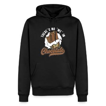 J’adore - Sweat à capuche Premium bio Homme - noir - Devant - Nico (187cm)