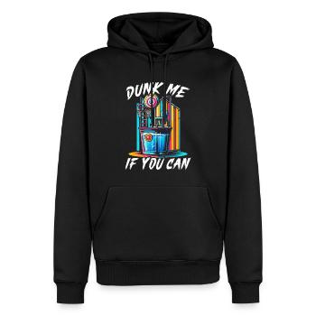 Dunk Tank Karneval Messe Zirkus - Männer Premium Bio Hoodie - Schwarz - Vorne - Nico (187cm)