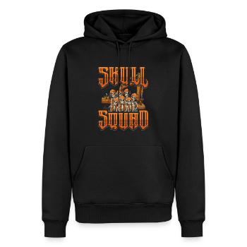 Baggerfahrer - Männer Premium Bio Hoodie - Schwarz - Vorne - Nico (187cm)