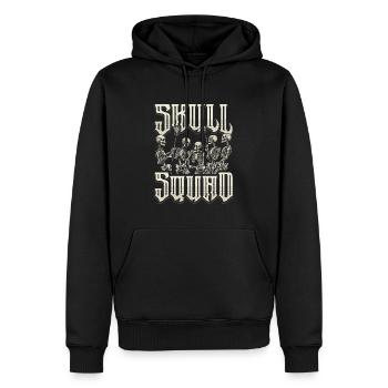 Lacrosse - Männer Premium Bio Hoodie - Schwarz - Vorne - Nico (187cm)