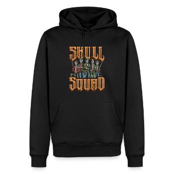 Chasse au canard Chasse au canard - Sweat à capuche Premium bio Homme - noir - Devant - Nico (187cm)