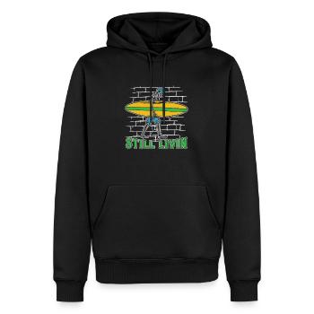 Surfer Surfen - Männer Premium Bio Hoodie - Schwarz - Vorne - Nico (187cm)