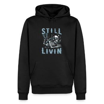 Tauchen Taucher - Männer Premium Bio Hoodie - Schwarz - Vorne - Nico (187cm)