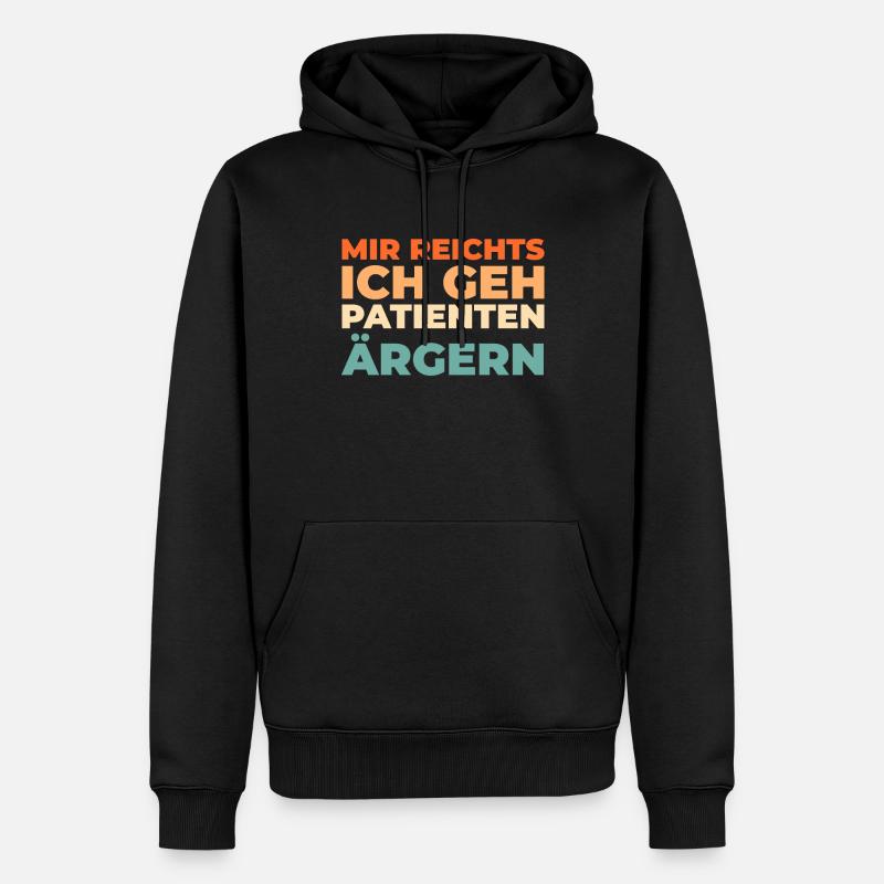 Krankenschwester - Männer Premium Bio Hoodie - Schwarz