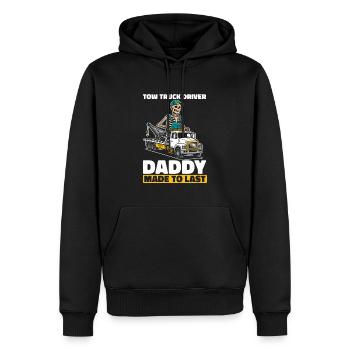 Service de remorquage Dépanneuse Skeleton - Sweat à capuche Premium bio Homme - noir - Devant - Nico (187cm)