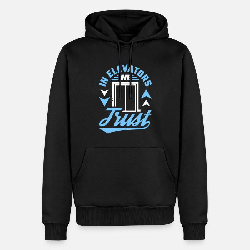 Elevator Elevator - Men’s Premium Organic Hoodie - black