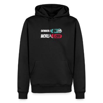 Snowmobile Snowmobile - Men’s Premium Organic Hoodie - black - Front - Nico (187cm)