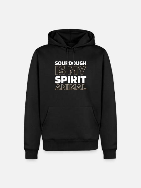 Sourdough bread - Men’s Premium Organic Hoodie - black