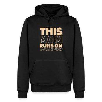 Sauerteig Brot - Männer Premium Bio Hoodie - Schwarz - Vorne - Nico (187cm)