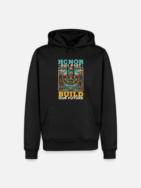 Indianischer Cherokee-apache-stamm Indianer - Männer Premium Bio Hoodie - Schwarz