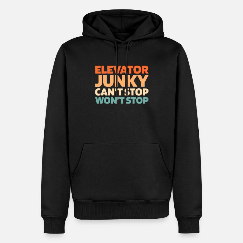 Elevator Elevator - Men’s Premium Organic Hoodie - black