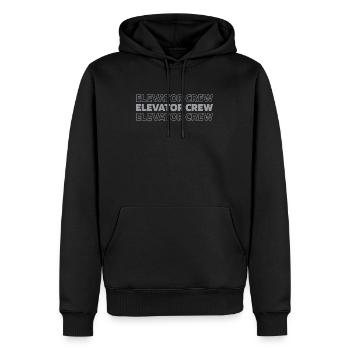 Elevator Elevator - Men’s Premium Organic Hoodie - black - Front - Nico (187cm)