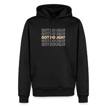 Sauerteig Brot - Männer Premium Bio Hoodie - Schwarz - Vorne - Nico (187cm)